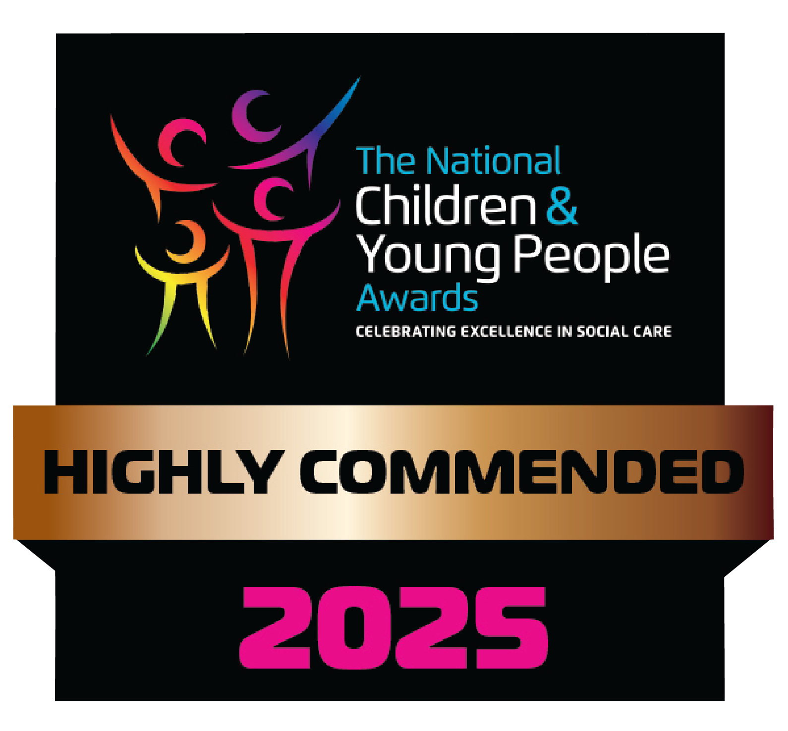 CYPN Highly Commended 2025 badge
